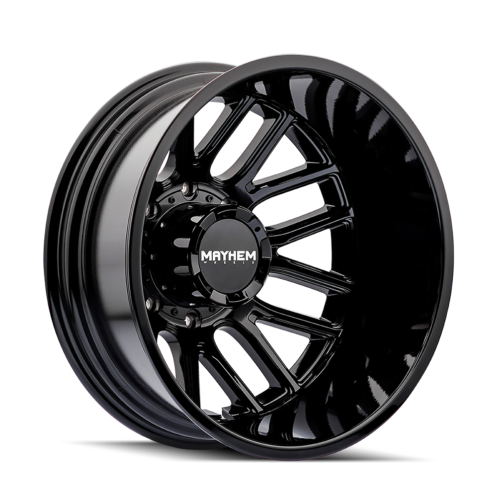 Mayhem WHEELS MAYHEM COGENT DUALLY 8107D GLOSS BLACK 20X8.25 8-200 -192MM 142MM - 8107D-2877BR192 - Mayhem