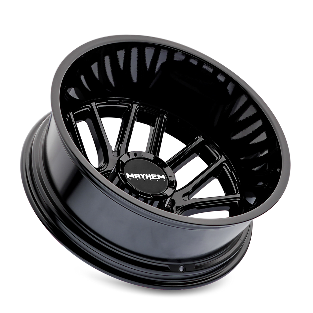 Mayhem WHEELS MAYHEM COGENT DUALLY 8107D GLOSS BLACK 20X8.25 8-200 -192MM 142MM - 8107D-2877BR192 - Mayhem