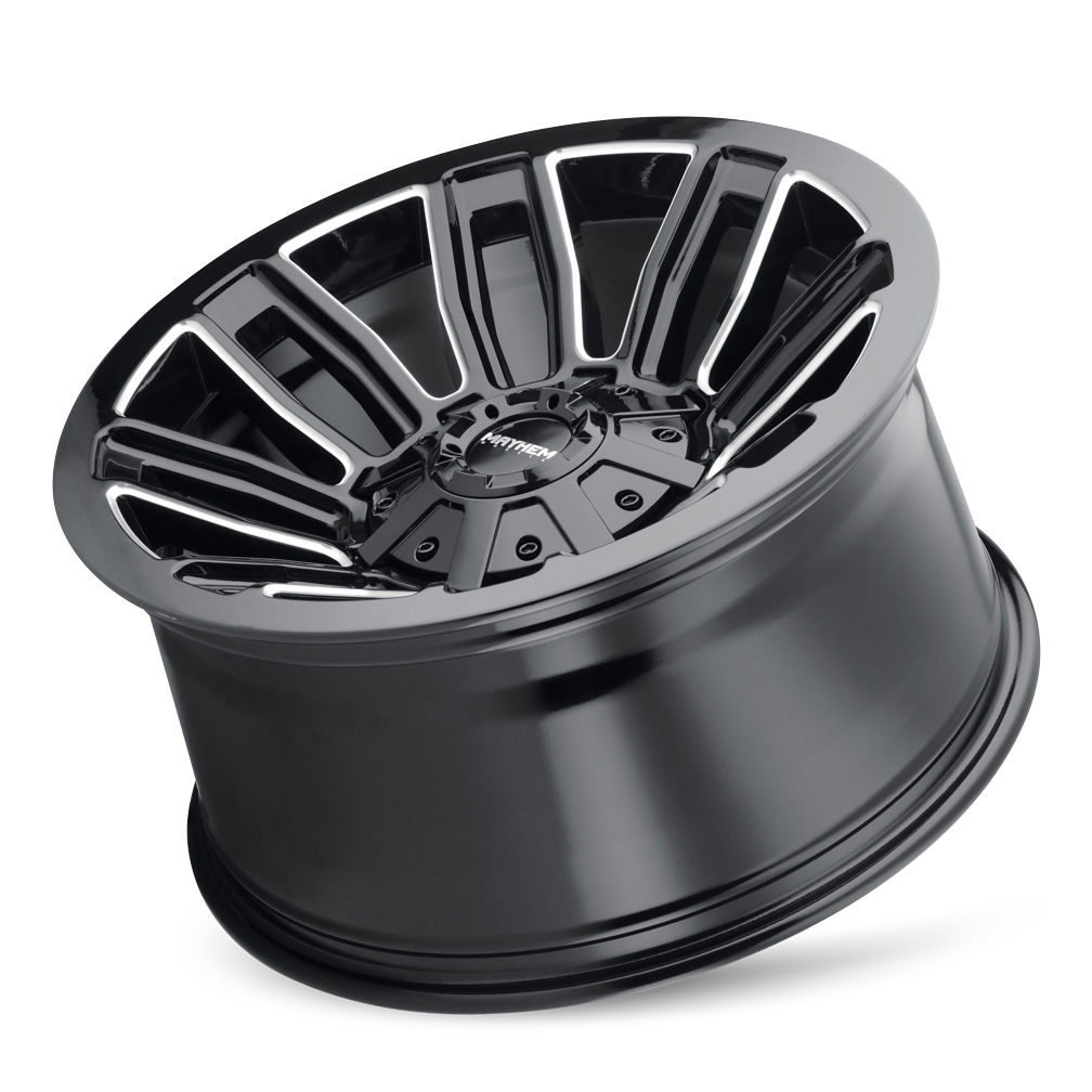 Mayhem WHEELS MAYHEM DECOY 8108 GLOSS BLACK MILLED 20X9 6-135/6-139.7 18MM 106MM - 8108-2937BM18 - Mayhem