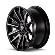 Load image into Gallery viewer, Mayhem WHEELS MAYHEM CROSSFIRE 8109 GLOSS BLACK MILLED 22X9.5 6-135 25MM 87.1MM - 8109-22936BM25 - Mayhem