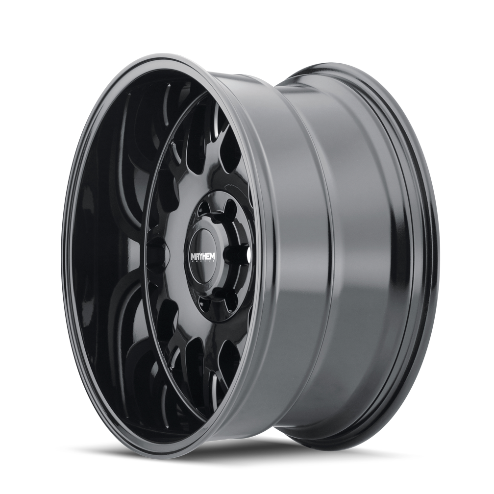 Mayhem WHEELS MAYHEM TRIPWIRE 8110 GLOSS BLACK MILLED 20X10 6-139.7 -26MM 106MM - 8110-2183BM-26 - Mayhem
