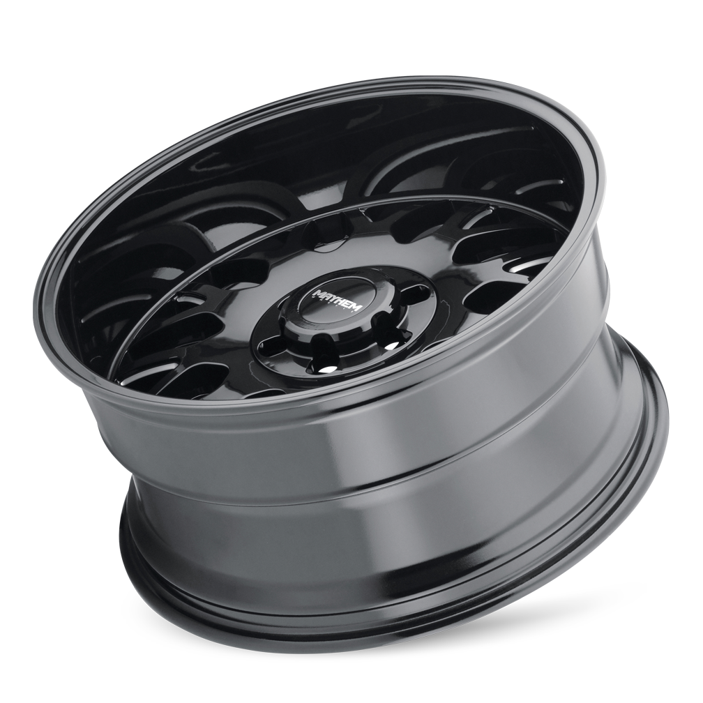 Mayhem WHEELS MAYHEM TRIPWIRE 8110 GLOSS BLACK MILLED 20X10 5-139.7 -19MM 87.1MM - 8110-2185BM - Mayhem