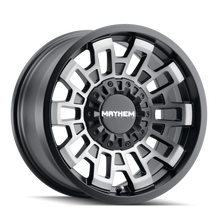 Load image into Gallery viewer, Mayhem WHEELS MAYHEM CORTEX 8113 MATTE BLACK W/MACHINED DART TINT 20X10 5-127/5-139.7 -19MM 87.1MM - 8113-2152TM - Mayhem