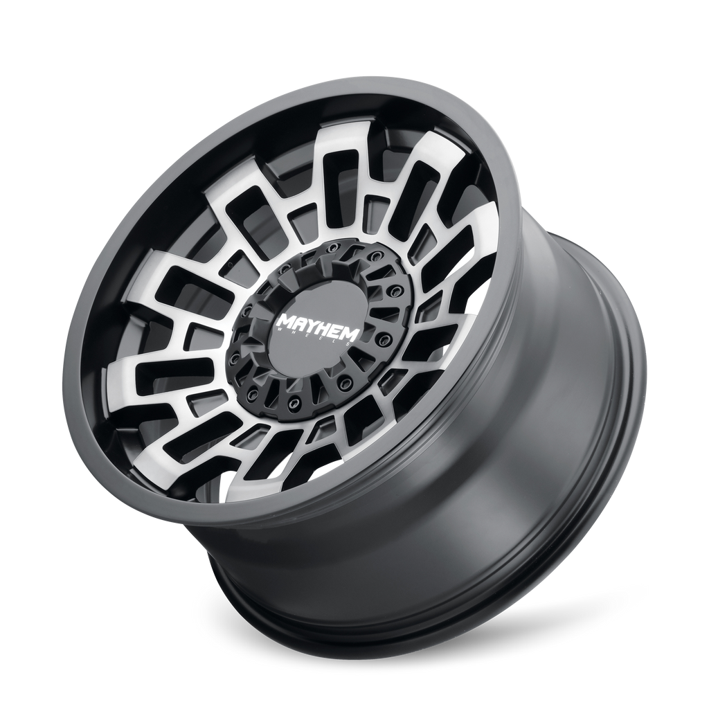 Mayhem WHEELS MAYHEM CORTEX 8113 MATTE BLACK W/MACHINED DART TINT 20X10 5-127/5-139.7 -19MM 87.1MM - 8113-2152TM - Mayhem