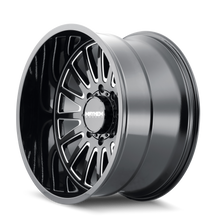 Load image into Gallery viewer, Mayhem WHEELS MAYHEM UTOPIA 8114 GLOSS BLACK MILLED 22X12 5-127 -44MM 71.5MM - 8114-22273BM - Mayhem