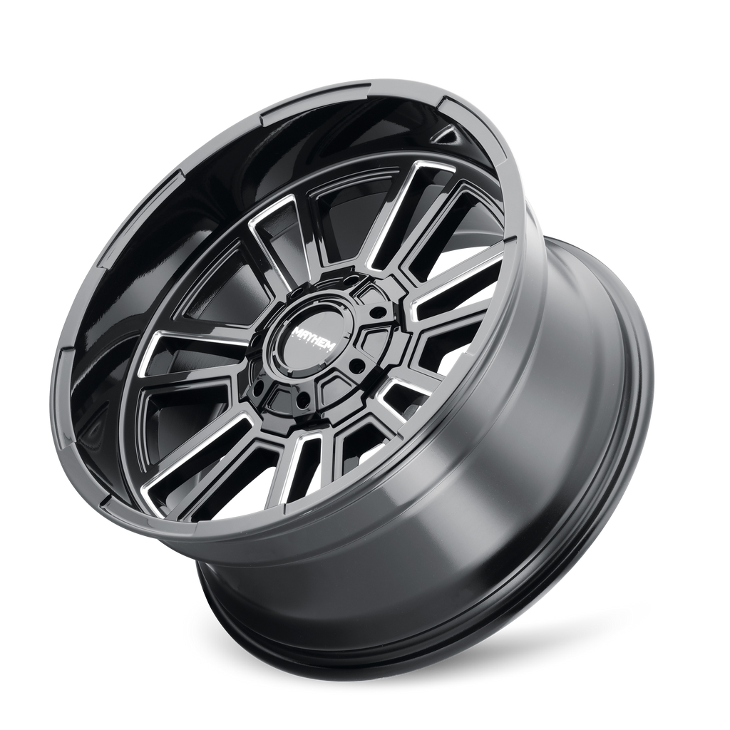 Mayhem WHEELS MAYHEM APOLLO 8115 GLOSS BLACK MILLED 20-9 8-170 18MM 125.2MM - 8115-2970BM18 - Mayhem