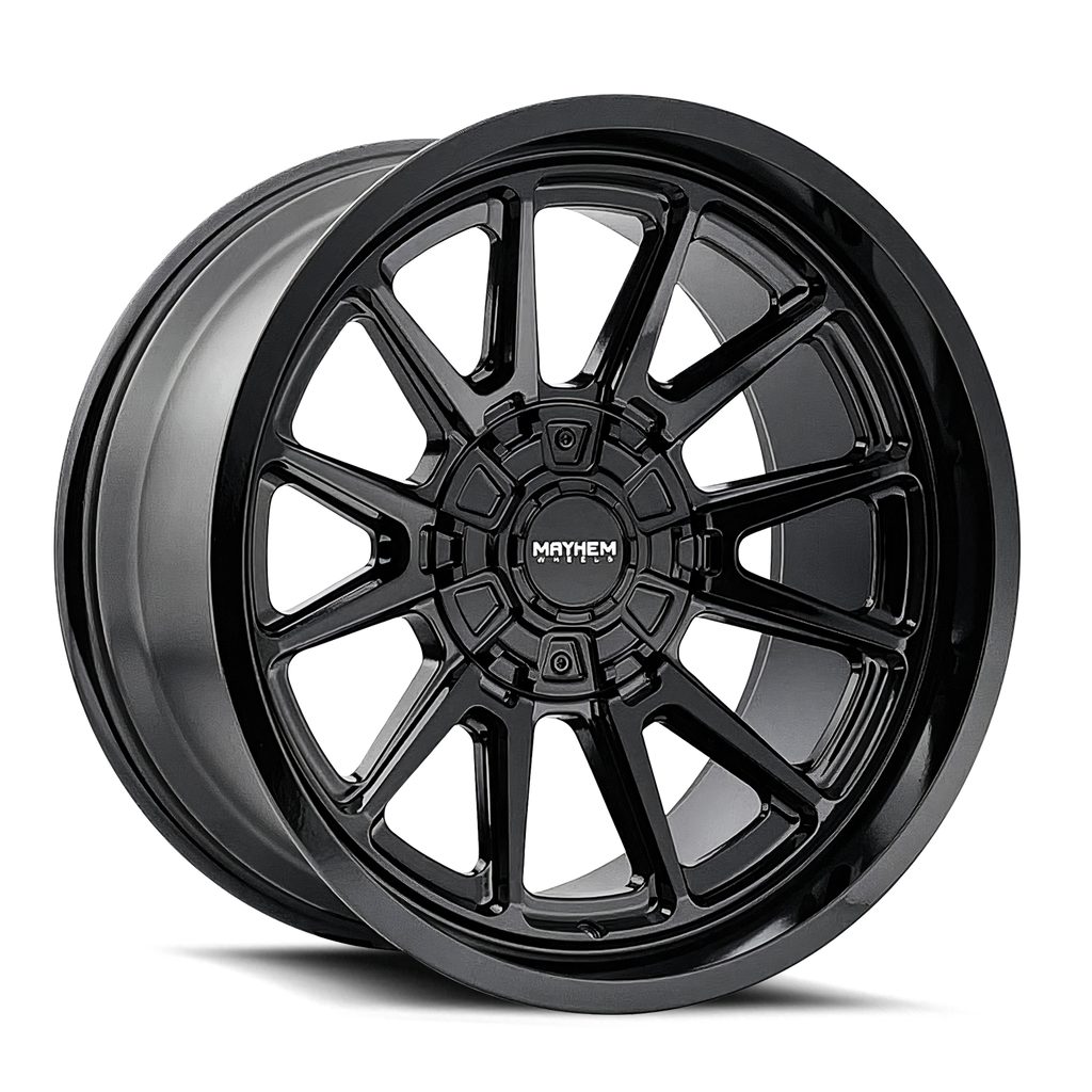 Mayhem WHEELS MAYHEM INTREPID 8116 GLOSS BLACK 18X9 6-135/6-139.7 -12MM 106MM - 8116-8937B - Mayhem