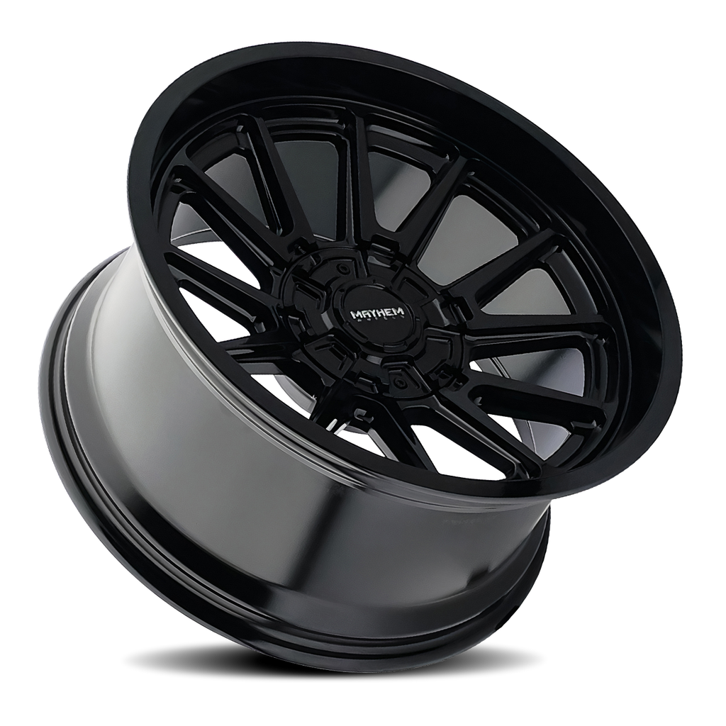 Mayhem WHEELS MAYHEM INTREPID 8116 GLOSS BLACK 18X9 8-180 -12MM 124.1MM - 8116-8978B - Mayhem