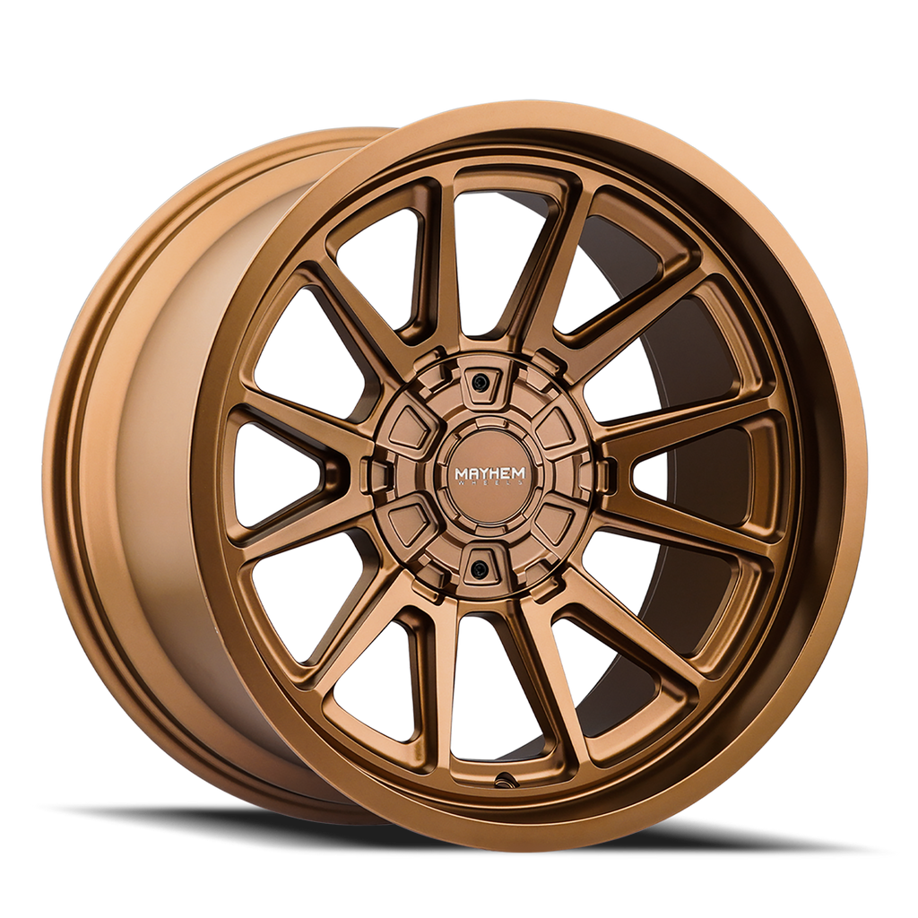 Mayhem WHEELS MAYHEM INTREPID 8116 SATIN BRONZE 18X9 8-180 -12MM 124.1MM - 8116-8978MZ - Mayhem