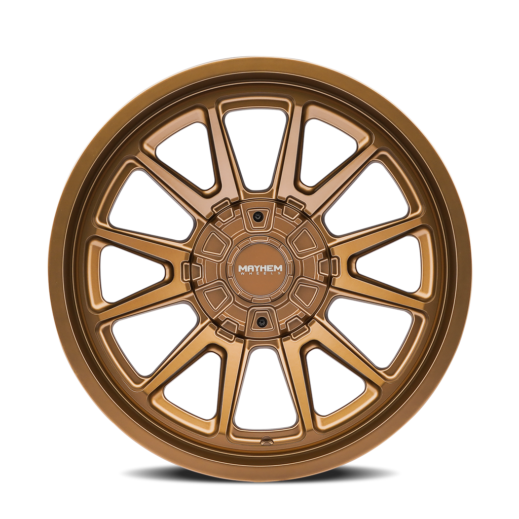 Mayhem WHEELS MAYHEM INTREPID 8116 SATIN BRONZE 18X9 5-127/5-139.7 -12MM 87MM - 8116-8952MZ - Mayhem