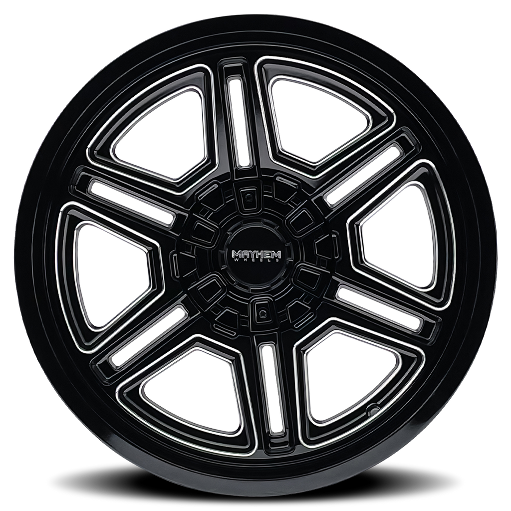 Mayhem WHEELS MAYHEM HERMOSA 8117 BLACK MILLED 20X9 8-170 18MM 125.2MM - 8117-2970BM - Mayhem