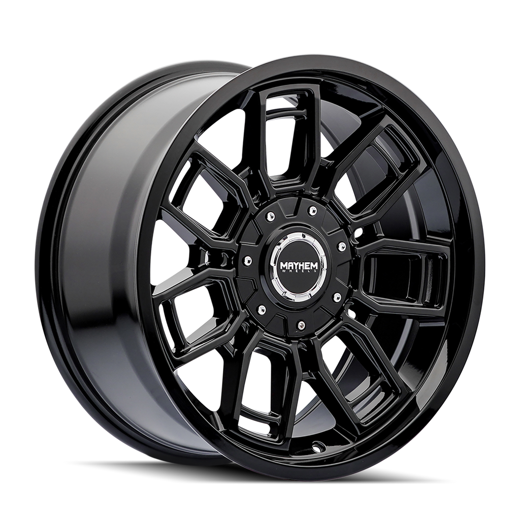 Mayhem WHEELS MAYHEM ORDINANCE 8118 GLOSS BLACK 20X9 6-135/6-139.7 0MM 106.1MM - 8118-2937B - Mayhem