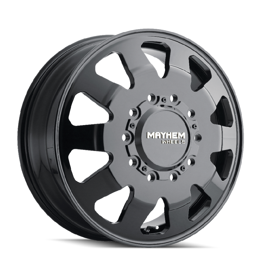 Mayhem WHEELS MAYHEM CHALLENGER 8181 FORGED GLOSS BLACK 22X8.25 10-285 169MM 220.1MM - 8181-22810B - Mayhem