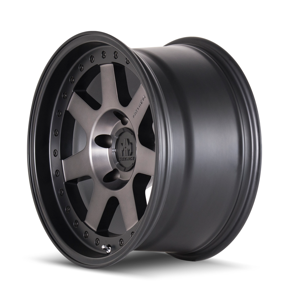 Mayhem WHEELS MAYHEM PRODIGY 8300 MATTE BLACK W/DARK TINT 20X9 6-139.7 0MM 106MM - 8300-2983TM - Mayhem