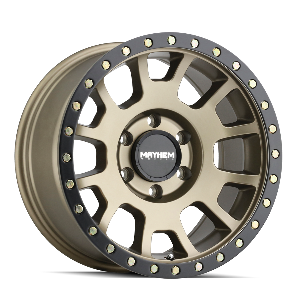 Mayhem WHEELS MAYHEM SCOUT 8302 MATTE GOLD 18X9 6-135 0MM 87.1MM - 8302-8936MGD - Mayhem