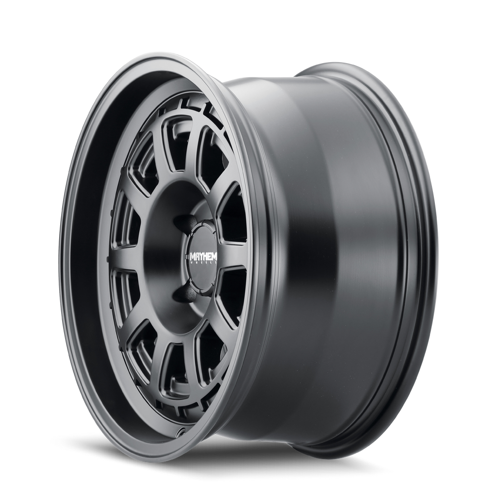 Mayhem WHEELS MAYHEM VOYAGER 8303 MATTE BLACK 17X8.5 6-139.7 18MM 106MM - 8303-7883MB18 - Mayhem