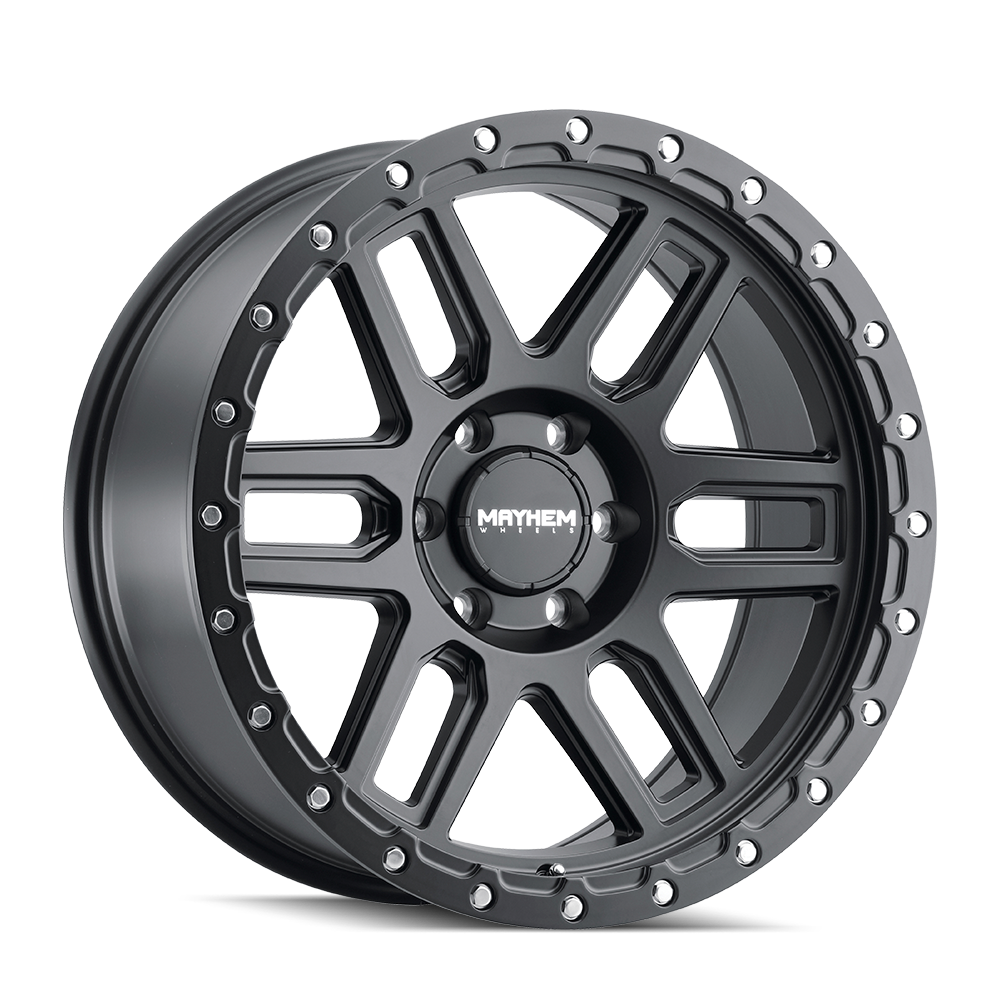Mayhem WHEELS MAYHEM DELTA 8304 MATTE BLACK 17X9 5-127 -12MM 78.1MM - 8304-7973MB12 - Mayhem