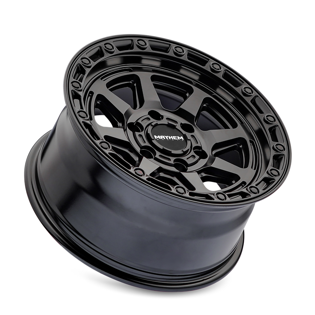 Mayhem WHEELS MAYHEM RIDGELINE 8306 SATIN BLACK 17X8.5 6-135 -6MM 87.1MM - 8306-7836MB - Mayhem