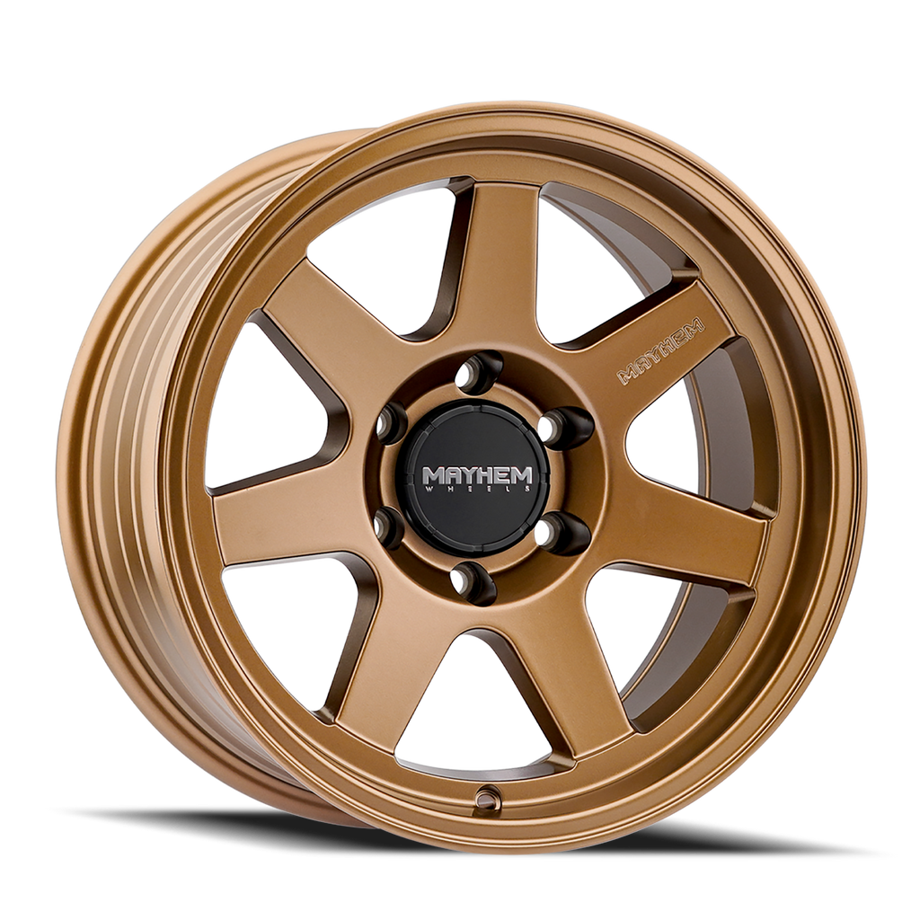 Mayhem WHEELS MAYHEM CONVOY 8307 SATIN BRONZE 17X9 6-135 -6MM 87.1MM - 8307-7936MZ - Mayhem