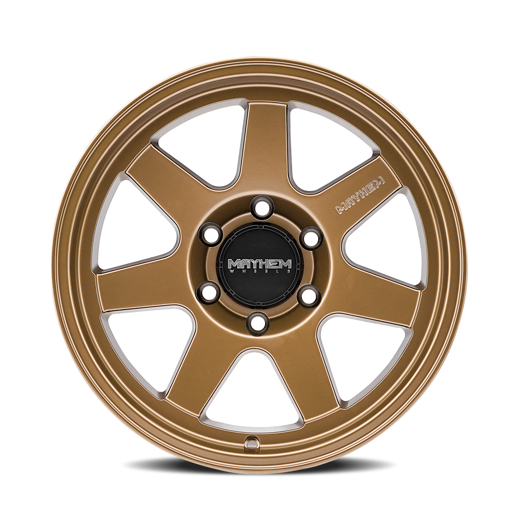 Mayhem WHEELS MAYHEM CONVOY 8307 SATIN BRONZE 17X9 6-139.7 -6MM 106MM - 8307-7983MZ - Mayhem