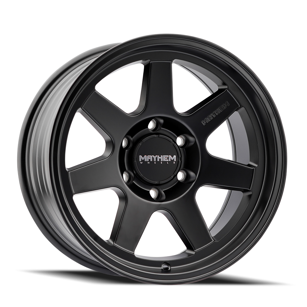 Mayhem WHEELS MAYHEM CONVOY 8307 SATIN BLACK 17X9 5-127 -6MM 78.1MM - 8307-7973MB - Mayhem