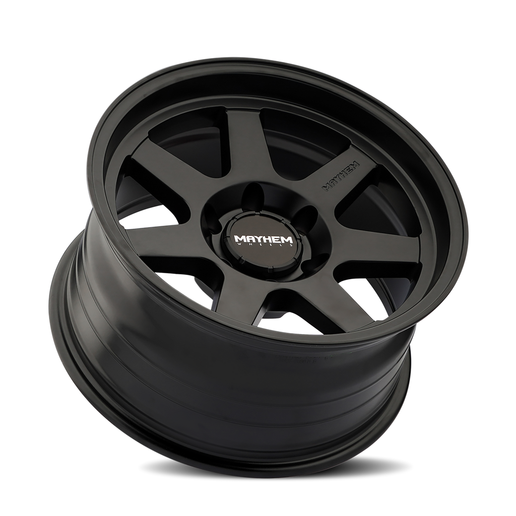 Mayhem WHEELS MAYHEM CONVOY 8307 SATIN BLACK 17X9 5-127 -6MM 78.1MM - 8307-7973MB - Mayhem