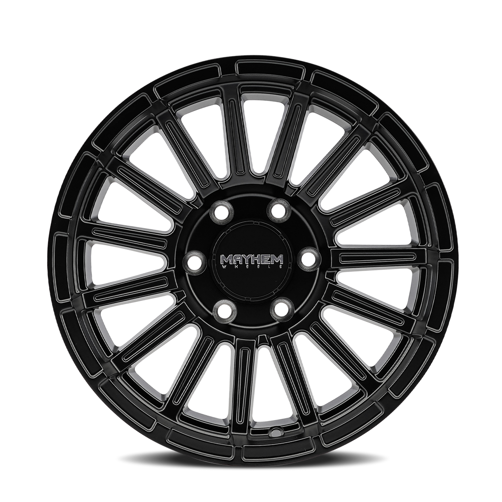 Mayhem WHEELS MAYHEM GRANITE 8309 SATIN BLACK 17X9 6-139.7 0MM 106.1MM - 8309-7983B - Mayhem