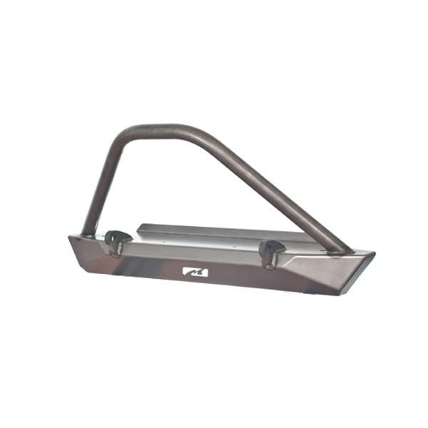 Jeep YJ / TJ / LJ Mid-Width Front Bumper W/Stinger Bare Steel Motobilt