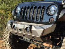 Load image into Gallery viewer, Jeep JK Front Bumper 07-18 Wrangler JK W/Fog Light Holes The Hammer Series Bare Steel Motobilt