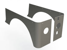 Load image into Gallery viewer, Jeep TJ 4 Inch Stretch Cut Corners 97-06 Wrangler TJ Bare Steel Pair Motobilt