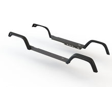 Load image into Gallery viewer, Jeep LJ Unlimited Rocker Guards Between Factory Flares 04-06 Wrangler TJ Unlimited Bare Steel Motobilt