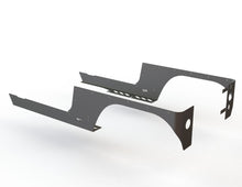 Load image into Gallery viewer, Jeep LJ Rocker Guards for Comp Cut Corners 04-06 Wrangler TJ Unlimited Bare Steel Motobilt