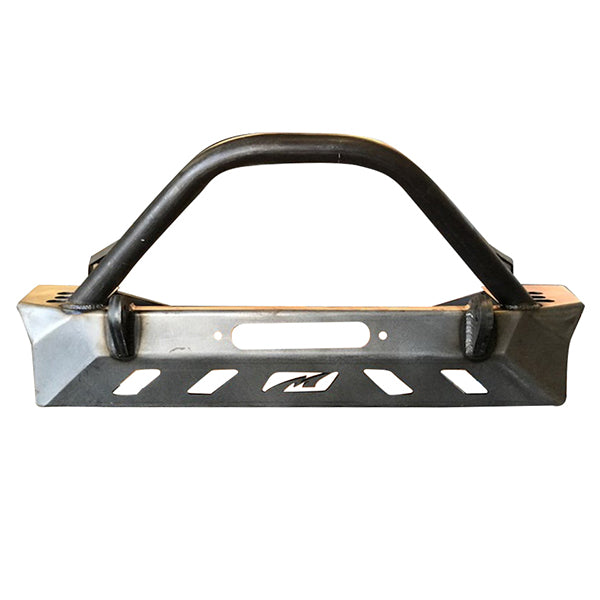Jeep YJ TJ LJ Front Bumper W/Bull Bar Bare Steel Motobilt
