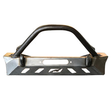 Load image into Gallery viewer, Jeep YJ TJ LJ Front Bumper W/Bull Bar Bare Steel Motobilt