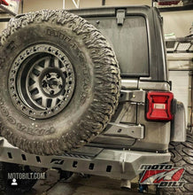 Load image into Gallery viewer, Jeep JL Rear Bumper Crusher With Spare Tire Cut Out 2018-Pres Wrangler JL Motobilt