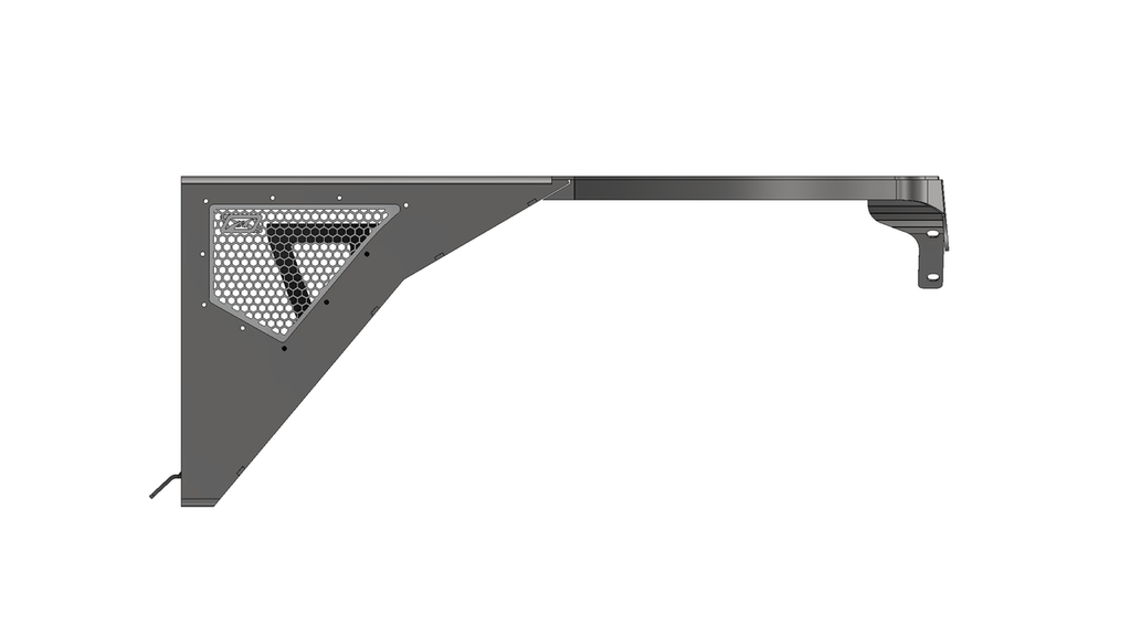 Motobilt Fenders Aluminium Front Fenders 0 Inch Flare for Jeep TJ/LJ Motobilt - MB1082-0-A