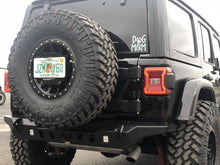 Load image into Gallery viewer, Jeep JL Tire Carrier 18 + Wrangler JL Up To 40 Inch Tire Motobilt