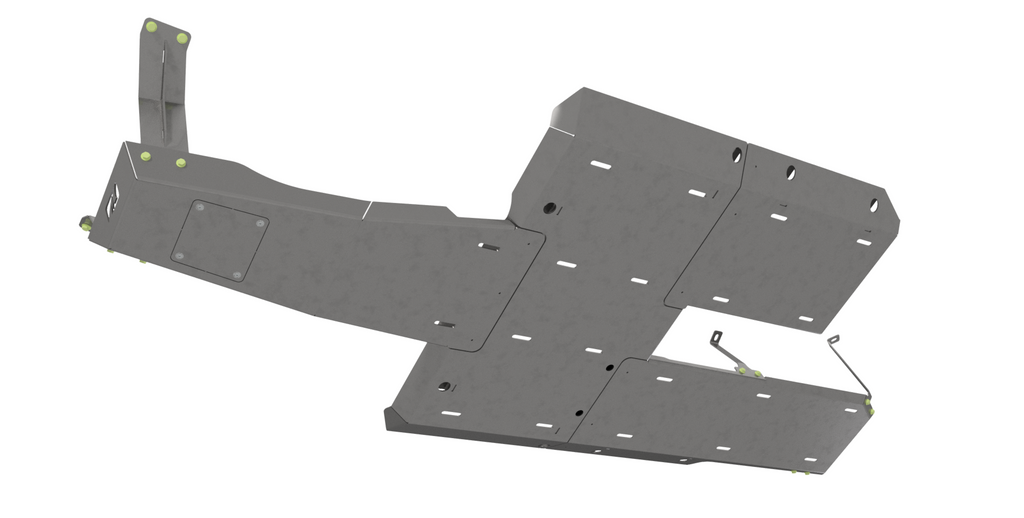 Jeep JL Skid Plate System 2018-Present Wrangler JL 4 Door 3.6L Motobilt