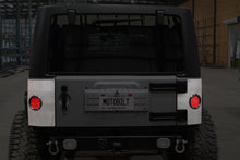 Load image into Gallery viewer, Jeep JK Steel Rear Corner Armor w/ Round Tail Light Holes for 07-18 Wrangler JK Unlimited Motobilt