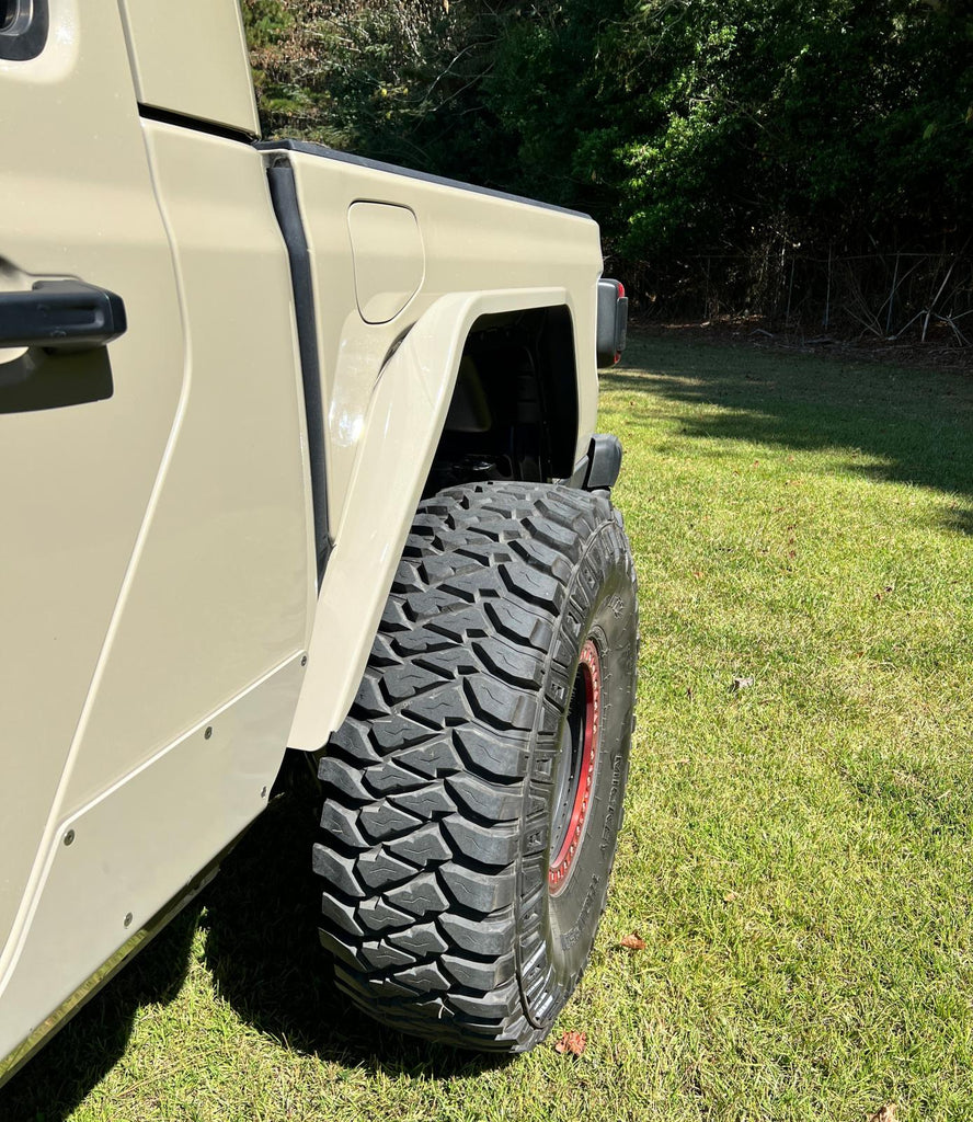 Motobilt Fenders Aluminum Rear Highline Fenders for Jeep JT Gladiator Motobilt - MB1197-A