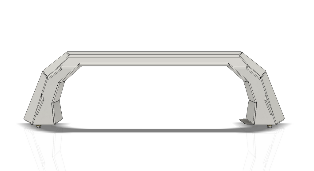 Bolt-On Fabricated Bull Bar for Crusher Bumpers Jeep JK/JL/JT Motobilt
