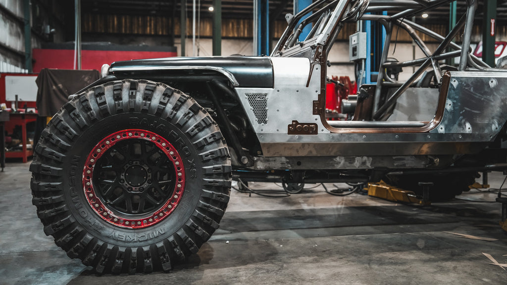 Cut-in Fender Flares for 1986-1995 Jeep Wrangler YJ