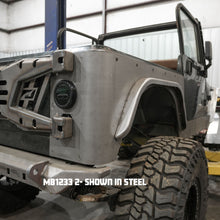 Load image into Gallery viewer, Double Arch Rear Fender Flare for Jeep CJ/YJ/TJ Aluminum 2 Inch Motobilt