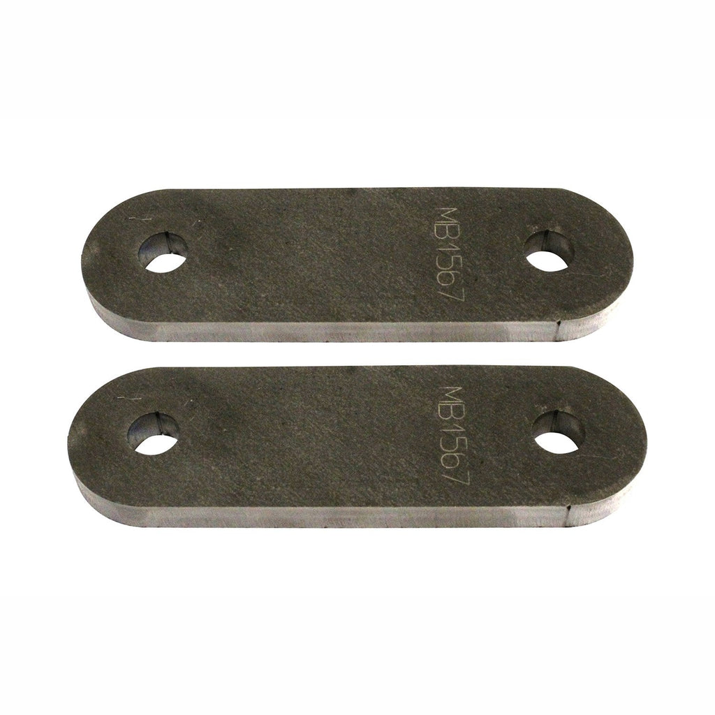 Motobilt Leaf Spring Perches Universal 4 Inch Straight Leaf Spring Shackles With 2 Holes Bare Steel Motobilt - MB1567