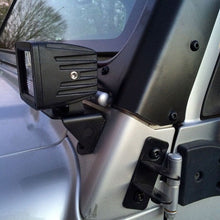 Load image into Gallery viewer, Jeep TJ A Pillar Light Mounts 97-06 Wrangler TJ/TJ Unlimited Motobilt