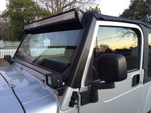 Load image into Gallery viewer, Jeep TJ A Pillar Light Mounts 97-06 Wrangler TJ/TJ Unlimited Motobilt