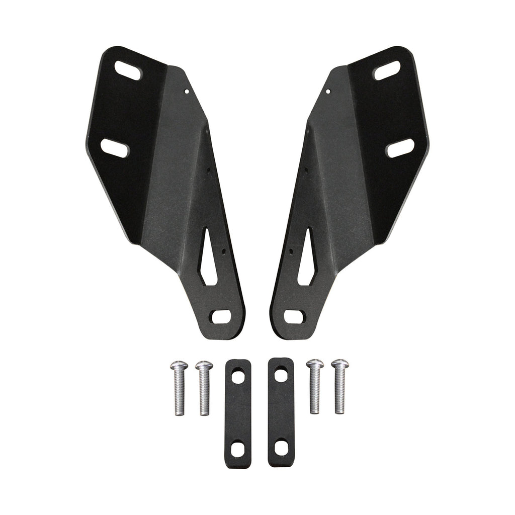 30 Inch LED Light Bar Hood Mount Kit for Jeep JK Raw Motobilt