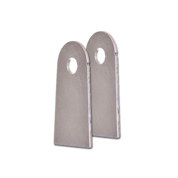 14 Gauge Tab Two Inch Tall 3/8 Inch Hole Motobilt