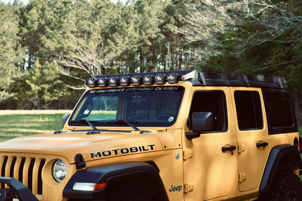 Motobilt Roof Rack Mounts Linkable Light Bar Roof Rack Bracket for Baja Designs Motobilt - MB5067