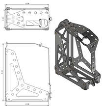 Load image into Gallery viewer, Jerry Can Mount for Wavian and Harbor Freight NATO Gas Cans Motobilt